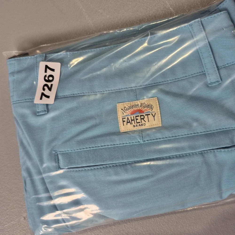 Faherty Shorts Mens 33 Blue All Day 9